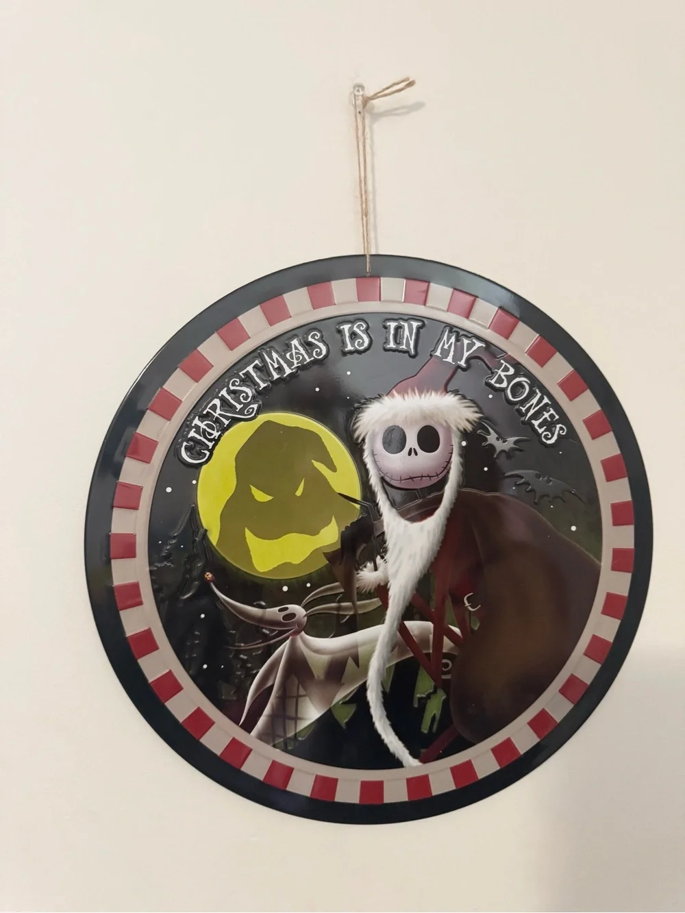 Disney The Nightmare Before Christmas Metal Sign